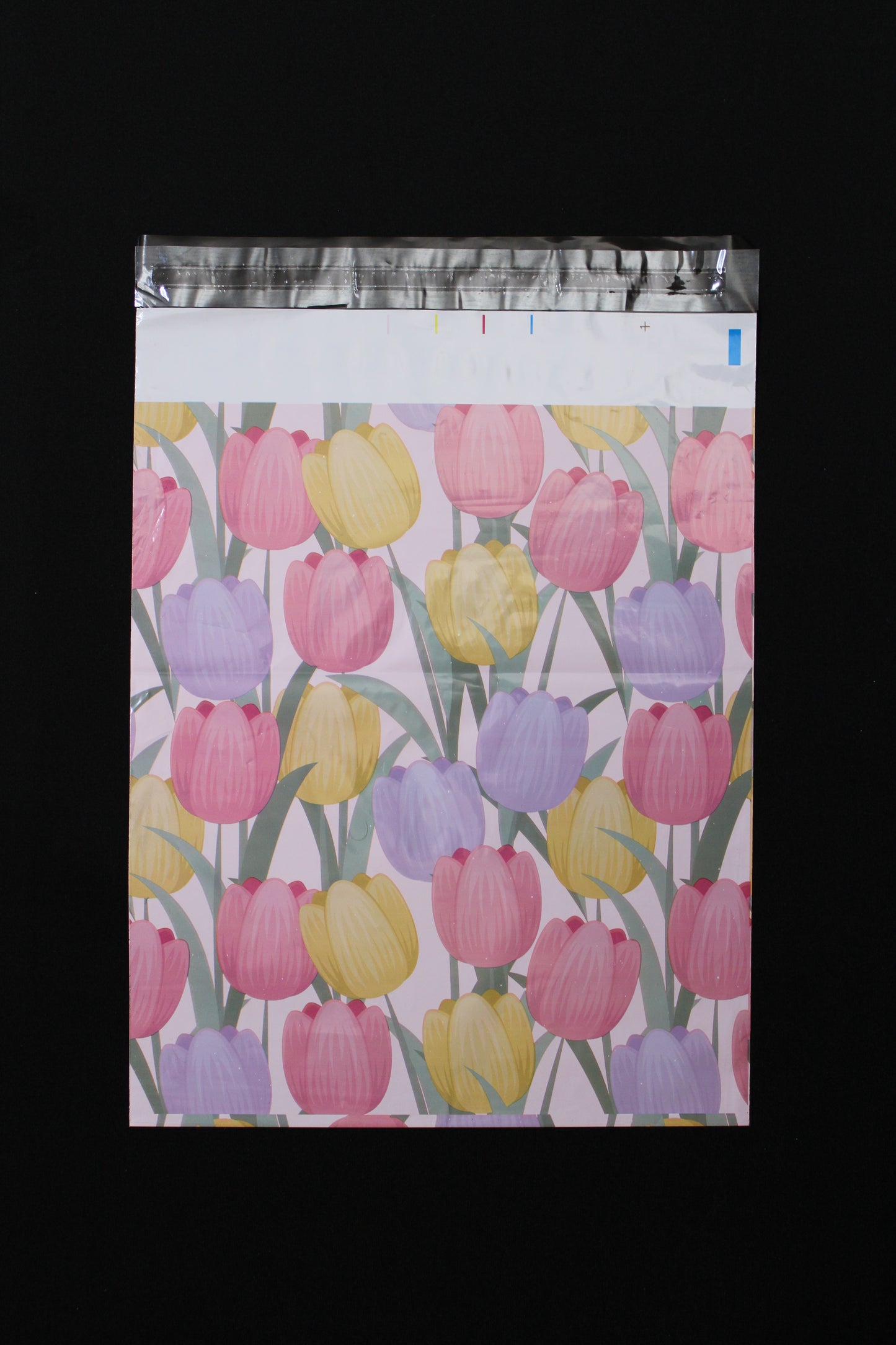 10x13 Trendy Tulips Designer Poly Mailers Shipping Envelopes Premium Printed Bags