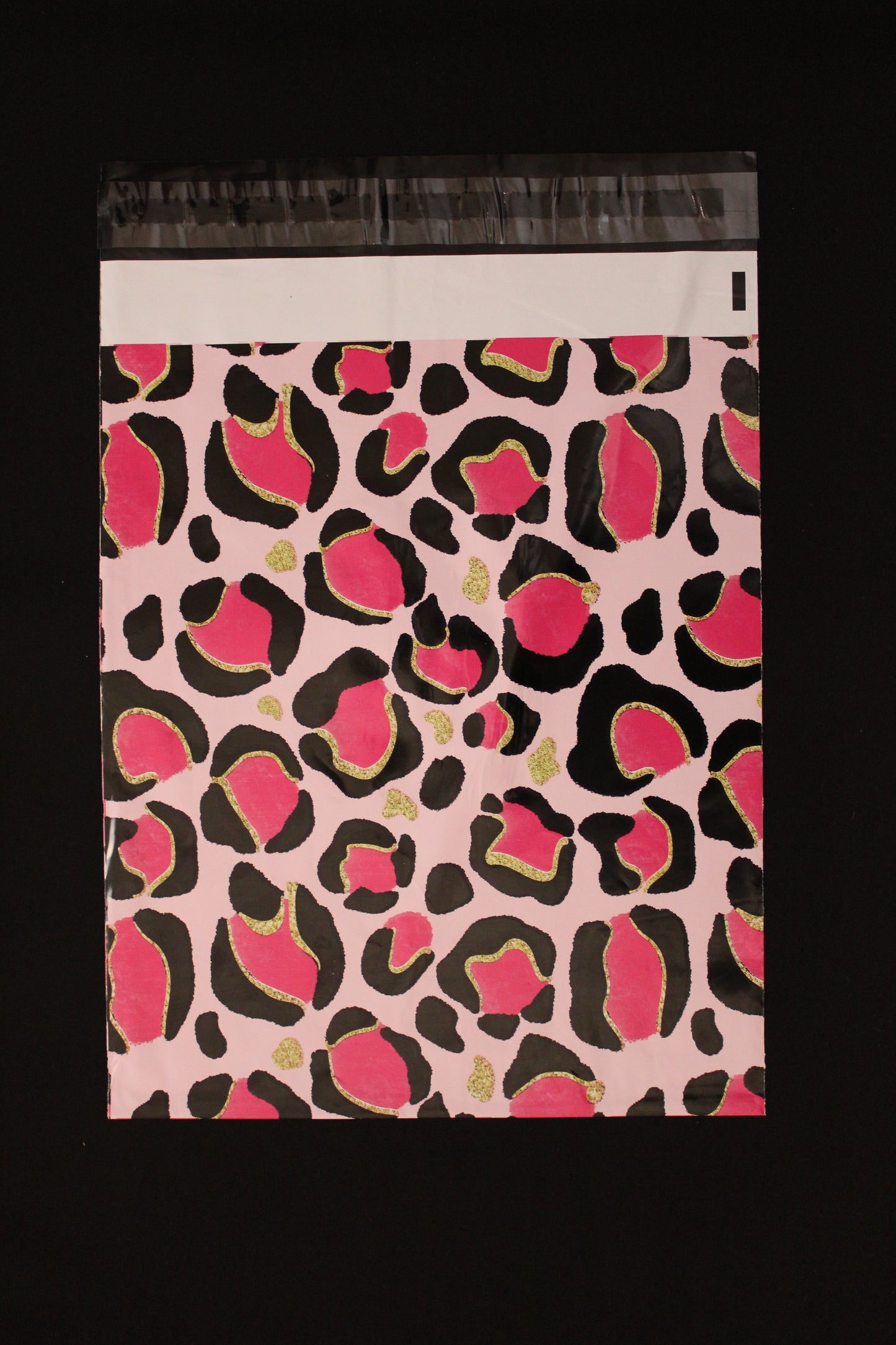 10x13 Pink Leopard Print Poly Mailers Shipping Envelopes Premium Printed Bags