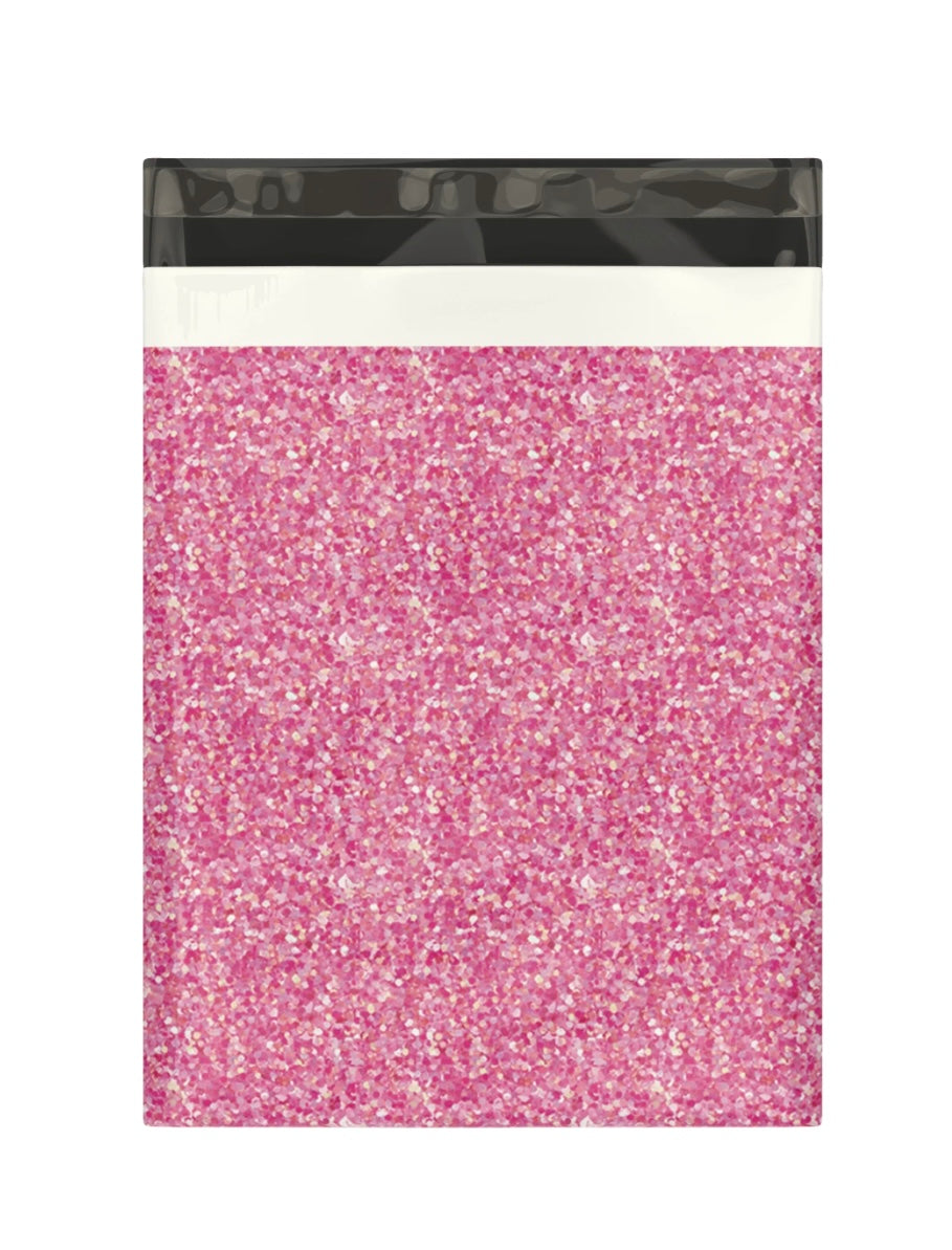 10x13 Pink Confetti Designer Poly Mailers Shipping Envelopes Premium Printed Bags