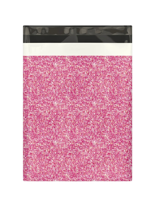 10x13 Pink Confetti Designer Poly Mailers Shipping Envelopes Premium Printed Bags